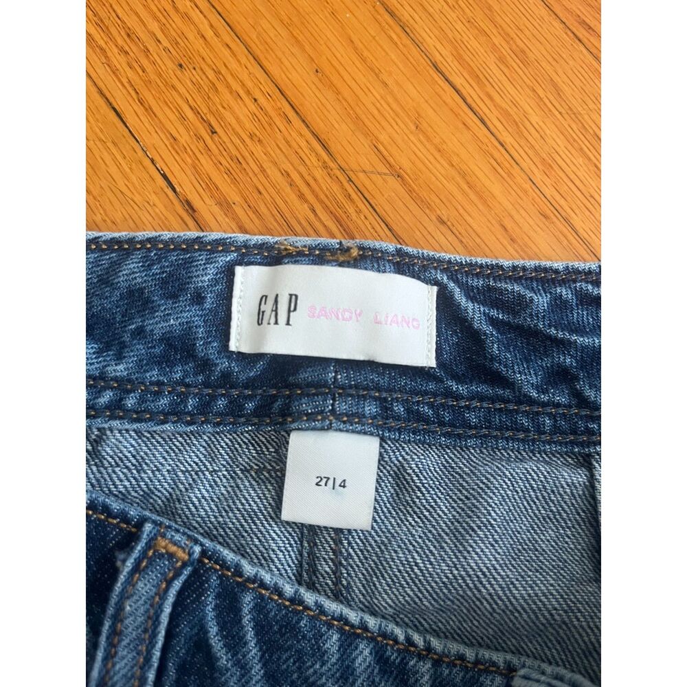 NWOT Gap x Sandy Liang Pleated Denim Mini Skirt - sz 4 - Picture 3 of 3